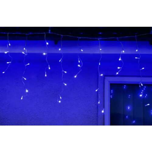  Fényfüzér , 180LED jégcsap, Kék