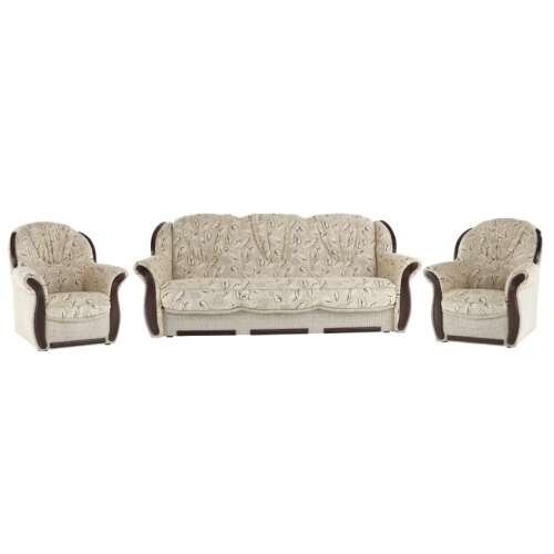 Canapea cu funcție de pat și suport pentru lenjerie, material bej, METY 32442081