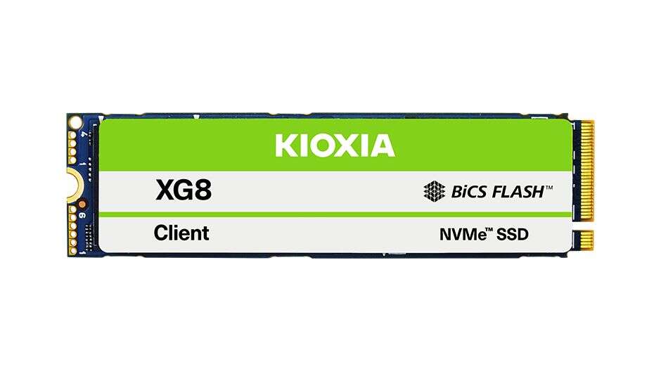 Kioxia 512gb m.2 2280 nvme xg8 client kxg80znv512g