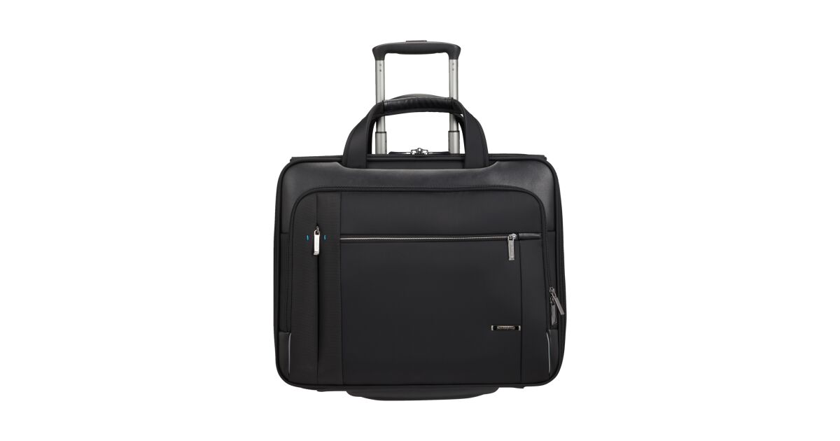 美品　Samsonite ROLLING TOTE BLACK Rolling Tote 17.3