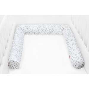 Scamp Kiságyvédő Hengerpárna - 180 cm - Fehér Felhő