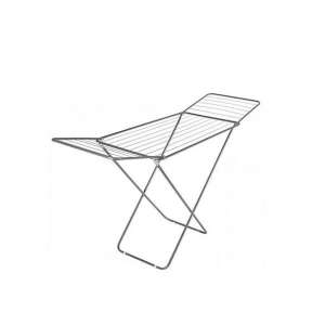 Fém ruhaszárító állvány, összecsukható, helytakarékos, beltéri használatra - Ruhaszárító