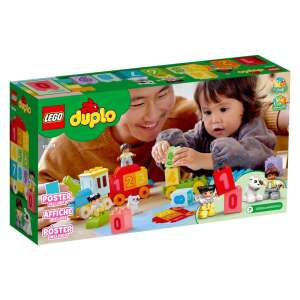 Set de construit LEGO® Duplo, Trenul cu numere - Invatam sa numaram, 23 piese 75459377 LEGO DUPLO