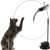 Purlov cat toy with suction cup, cat playing with the toy