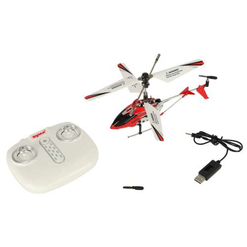 Syma S107H RC helikopter 2.4GHz RTF piros