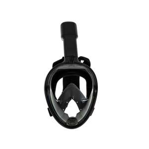 Teljes arc snorkeling maszk, fekete, L/XL méret - Búvárkodás