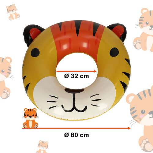 Gyermek 80cm-es tigris úszógumi