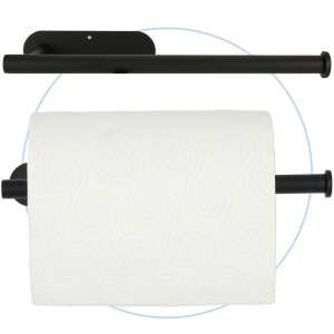WC-papír törülközőtartó fekete 75468305 