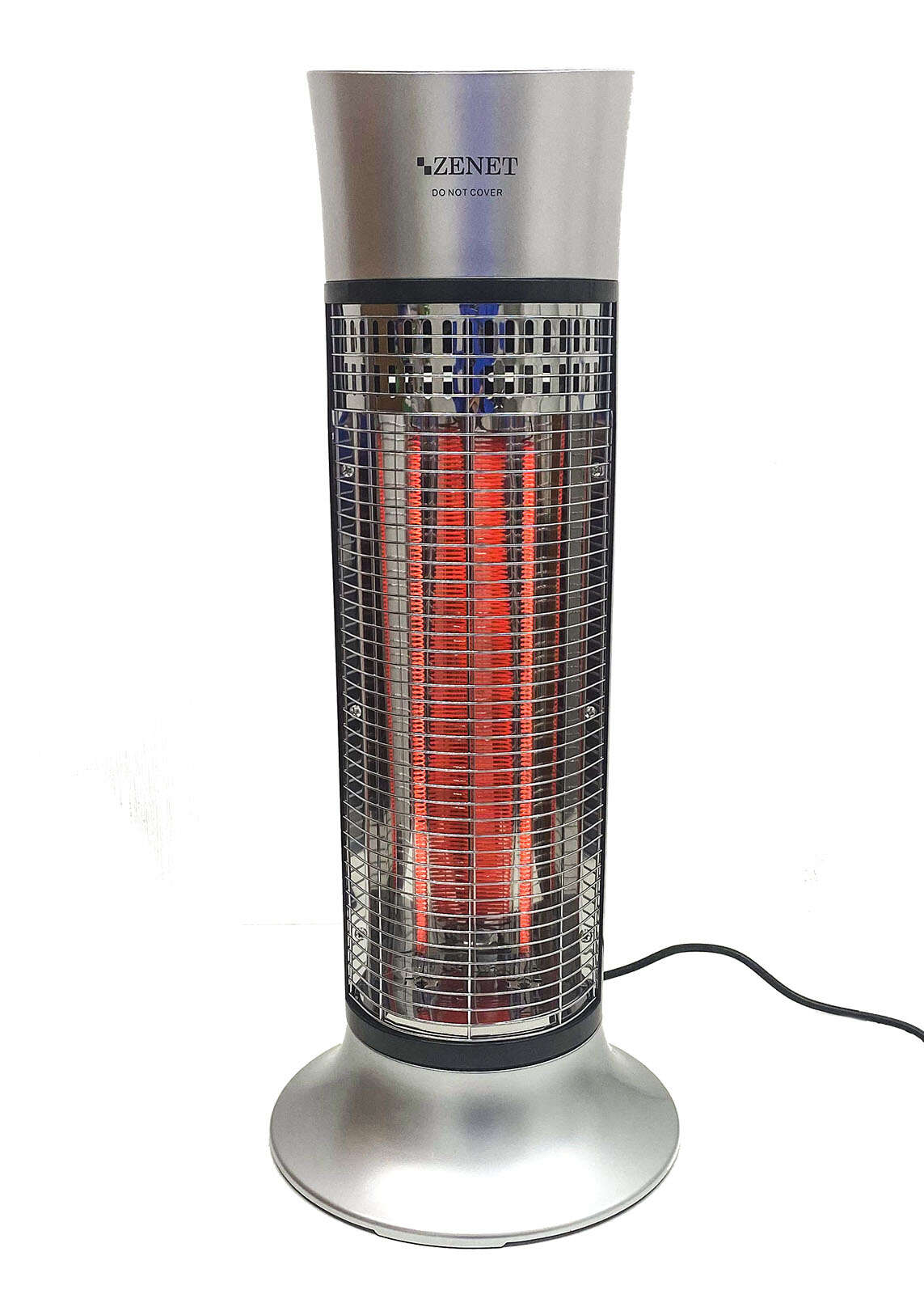 ZENET ZET-516 инфрачервен нагревател, сребрист, 1000 W | Инфрачервен нагревател за тераси