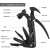 Chilisila 12 in 1 multitool pliers with hammer, pliers, and knife, showing all the functions and their names