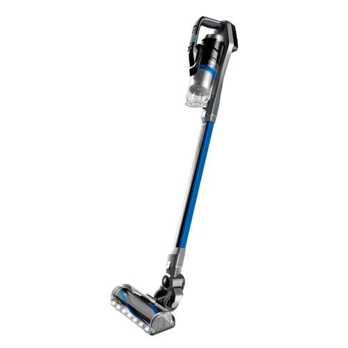 Bissell Icon Turbo 25V cordless stick vacuum cleaner, grey and blue, with LED lights