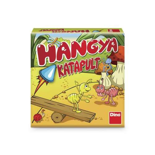 Hangya Katapult társasjáték doboz, Dino márka - Goliath