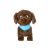 Ttm Bruno interactive plush puppy front view