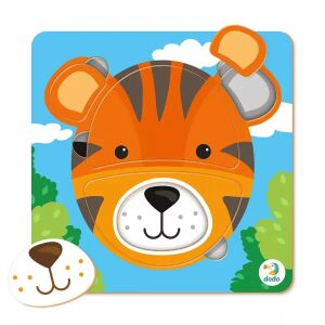 Ddodo minták puzzle 5 db tigris