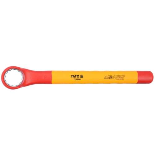 YATO 30 mm-es szigetelt csillagkulcs, 1000V, CrV acél, hajlított, 310 mm hosszú