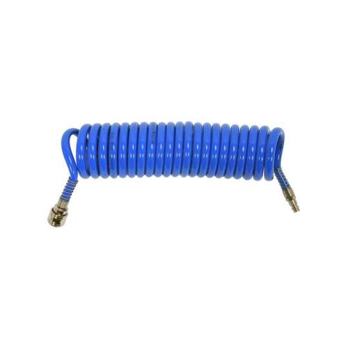 YATO 8x12mm 5m spirál pneumatikus tömlő gyorscsatlakozókkal