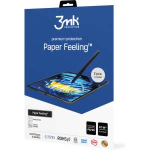 Samsung Galaxy Tab S7 (T870-T875) / Tab S8 (X700-X706) 3MK PaperFeeling 2PC, tablet kijelzővédő fólia 2db-os, Átlátszó 75509886 