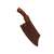 IdeallStore® Japanese Cleaver Knife, 26 cm, Hand Forged, Full Tang, Stainless Steel, Wooden Handle, Leather Sheath