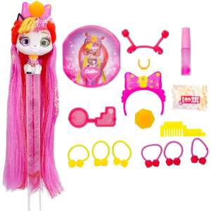 VIP Pets Cats Electra изненада фигурка котка с дълга коса, включва аксесоари като гребен, ластици за коса, слънчеви очила и много други - Фигура