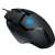 Logitech G402 Hyperion Fury FPS Gaming Mouse, black, angled view