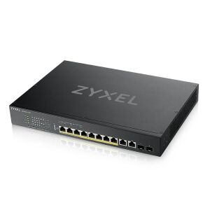 Zyxel XS1930-12HP-ZZ0101F 12-portni Gigabit Ethernet Switch Pogled iz kuta - Zyxel Switch