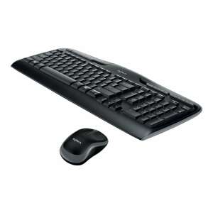 Logitech MK330 Wireless Keyboard and Mouse Combo, angled view - Logitech Keyboard