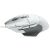 Mouse de gaming albă Logitech G502 X LIGHTFORCE, unghi lateral