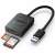 UGREEN USB 3.0 SD and microSD card reader with SD and microSD cards