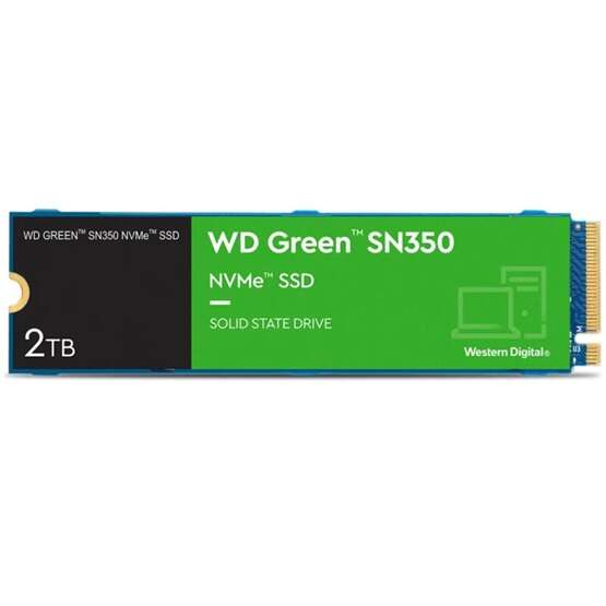 Western digital ssd wd 2tb green sn350 m.2 pcie gen 3 x4 nvme