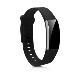 kwmobile Huawei Band 2/2 Pro Replacement Black Silicone Strap - Smart watch strap
