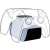 Bigben Interactive PS5 Dual Charging Station, white charging station with two PS5 controllers, black power adapter