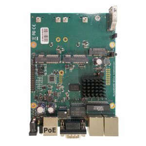 MikroTik RBM33G RouterBoard z portami Gigabit LAN i gniazdami miniPCI-e - MikroTik