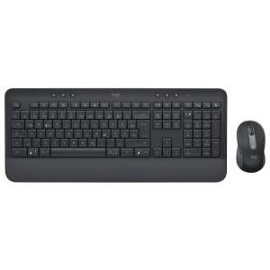 Logitech MK650 Wireless Keyboard and Mouse Combo, Graphite Gray, HUN layout - Logitech Keyboard