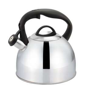 Stainless steel kettle with ergonomic handle, 3 liter capacity - Teapot