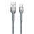 Kabel USB-C Remax Jany Alloy, srebrny, 1 m, 2.4A szybkie ładowanie