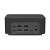 Zadný pohľad na dokovaciu stanicu Logi Dock Teams Graphite, zobrazujúci porty USB-C, USB-A, HDMI, DisplayPort a napájanie