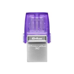 Kingston DataTraveler microDuo 3C 64GB USB pendrive, lila - Kingston
