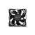 be quiet! Pure Wings 2 80mm PC fan, black, front view