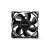 be quiet! Pure Wings 2 80mm PC ventilátor, fekete, elülső nézet