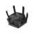 Router ASUS RT-AXE7800 Tri-band WiFi 6E, negru, vedere de sus, arătând antenele