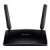 TP-Link TL-MR6400 4G LTE router ferde nézet antennákkal
