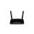 TP-Link TL-MR6400 4G LTE безжичен рутер, черен, преден изглед, показващ бутони и портове