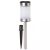 Solar powered garden stake light with ground spike detail
