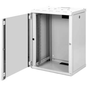 DIGITUS 19inch Wall Cabinet 16U SoHoline RAL7035 grey without tray 79827411 - Szafa rack
