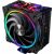 Akasa SOHO H4 Plus CPU chladič s ARGB osvetlením, 120 mm ventilátor
