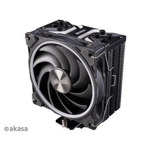 Chladič procesora Akasa SOHO H4 Plus s ventilátorom 120 mm, čierny - Fanúšikovia PC