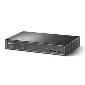 TP-Link TL-SF1009P 9-Port 10/100Mbps Desktop Switch Pogled iz kuta - TP-Link Switch