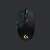 Logitech G203 Lightsync RGB Wired Gaming Mouse, Black, top view