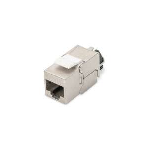 DIGITUS CAT 6A shielded keystone jack, RJ45 connector, tool-free installation - Digitus