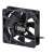 Ventilátor Akyga AW-8A-BK 80 mm čierny s konektorom Molex
